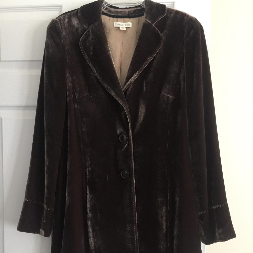 Long Velvet Blazer